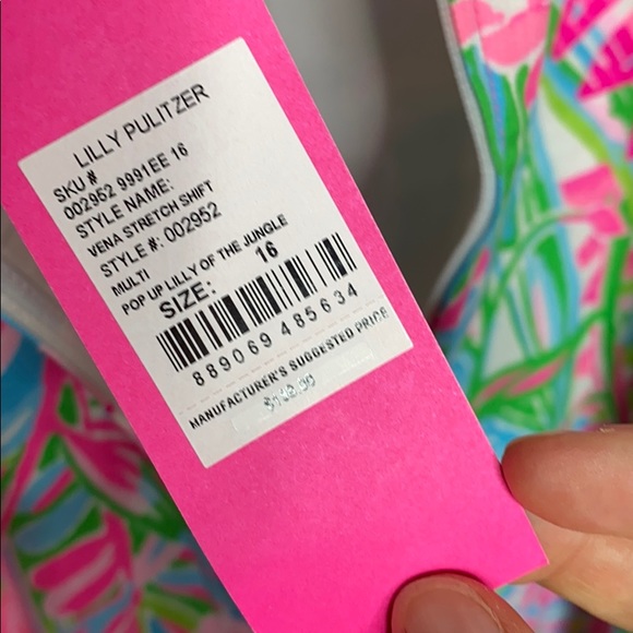 LILLY PULITZER Vena Stretch Shift Dress - Picture 6 of 7